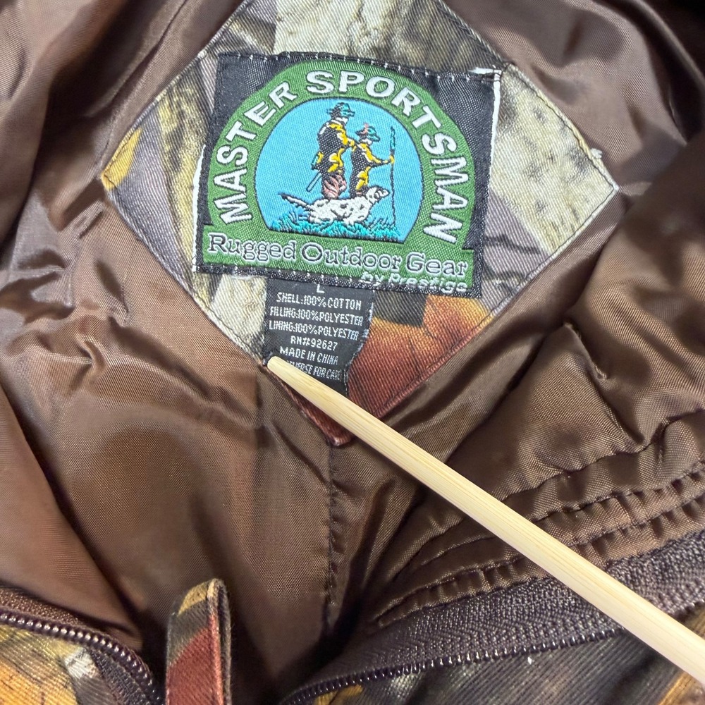MASTER SPORTSMAN Youth Insulated‎ Camouflage Hunting Coveralls Size L 14-16 - Picture 5 of 5